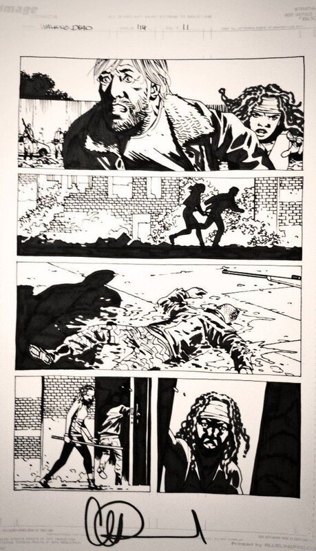 Charlie Adlard - Walking Dead - Planche originale