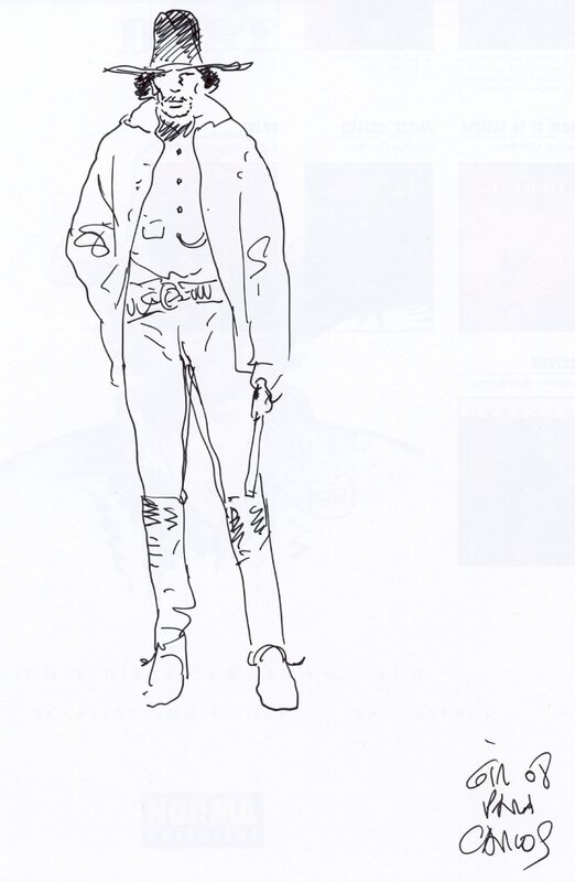 Blueberry. Dust. by Jean Giraud - Sketch