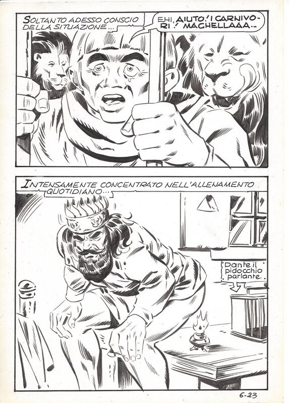 Maghella #6 P23 par Dino Leonetti - Planche originale