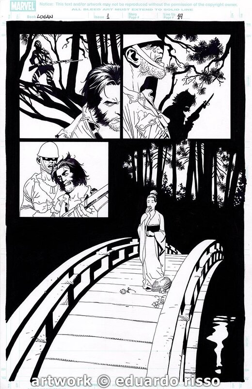 Eduardo Risso, Brian K. Vaughan, 2008 - Wolverine: Logan #1 - Pg.14 - Comic Strip