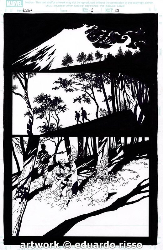 Eduardo Risso, Brian K. Vaughan, Wolverine: Logan #1 Pg.13 - Comic Strip