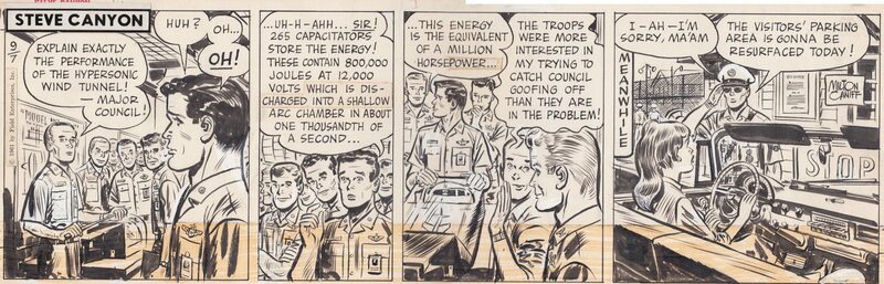 Steve Canyon by Milton Caniff - Comic Strip