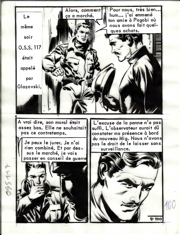 OSS117 par unknown - Planche originale