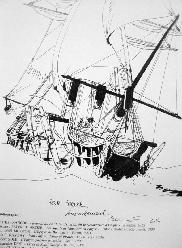 Franck Bonnet, Les pirates de Barataria - Tome 5 - Sketch