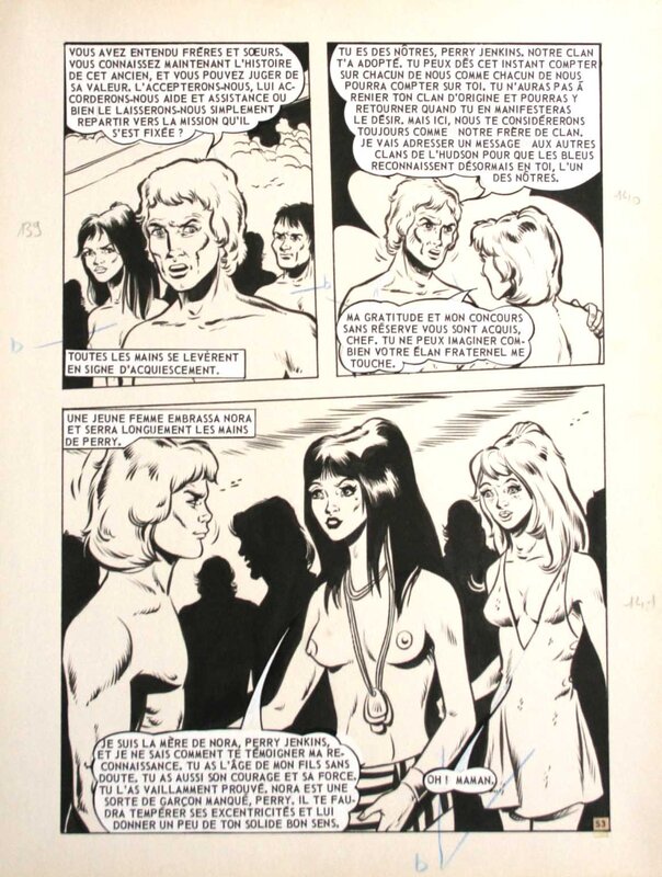 Jacques Géron. Le règne des mutants, magazine Anticipation publié par Aredit - Comic Strip