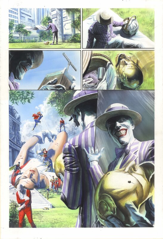Justice League of America, Issue 10, pl 22 par Alex Ross - Planche ...