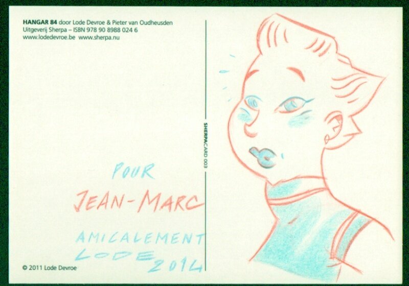 Carte postale by Lode Devroe - Sketch