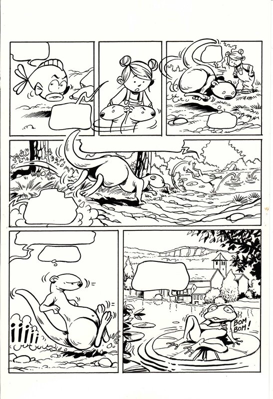 Jean-Christophe Vergne, Les trésors du Célé page 18 - Planche originale