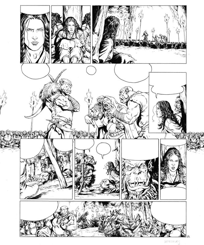 Wollodrin T2 pl 25 par Jérôme Lereculey - Planche originale