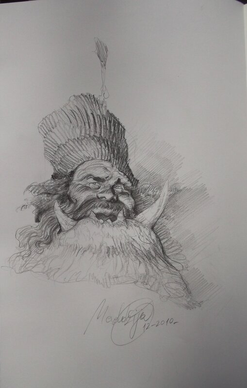 Géant by Petar Meseldžija - Sketch
