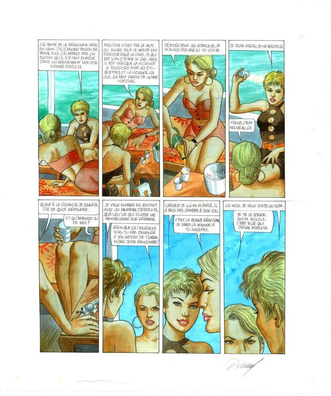Renaud, La route Jessica - T2 Piment rouge - Planche 14 - Planche originale