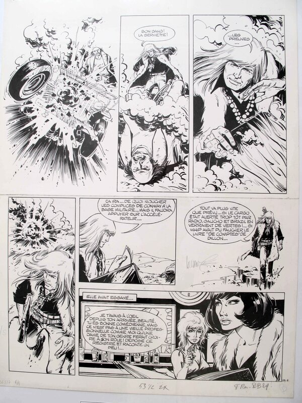 William Vance, Greg, Bruno Brazil - Orage aux Aléoutiennes - Comic Strip