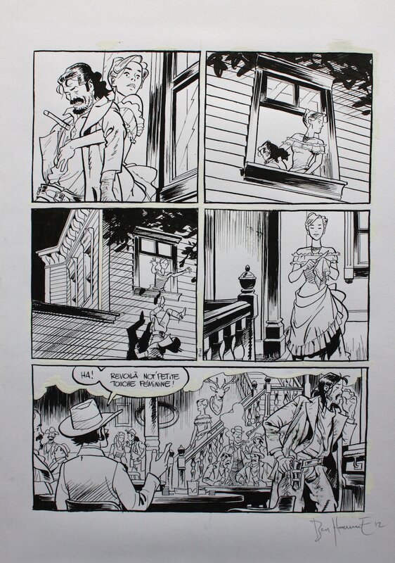 Matthieu Bonhomme, Lewis Trondheim, Texas Cowboys - Betsy Marone - Comic Strip