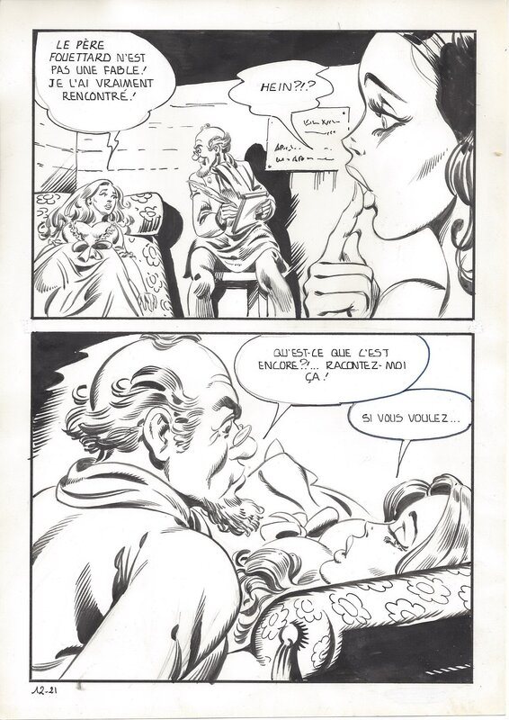 Maghella #12 P21 par Dino Leonetti - Planche originale