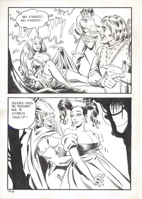 Maghella #12 P36 par Dino Leonetti - Planche originale