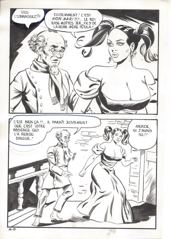 Maghella #12 P81 par Dino Leonetti - Planche originale