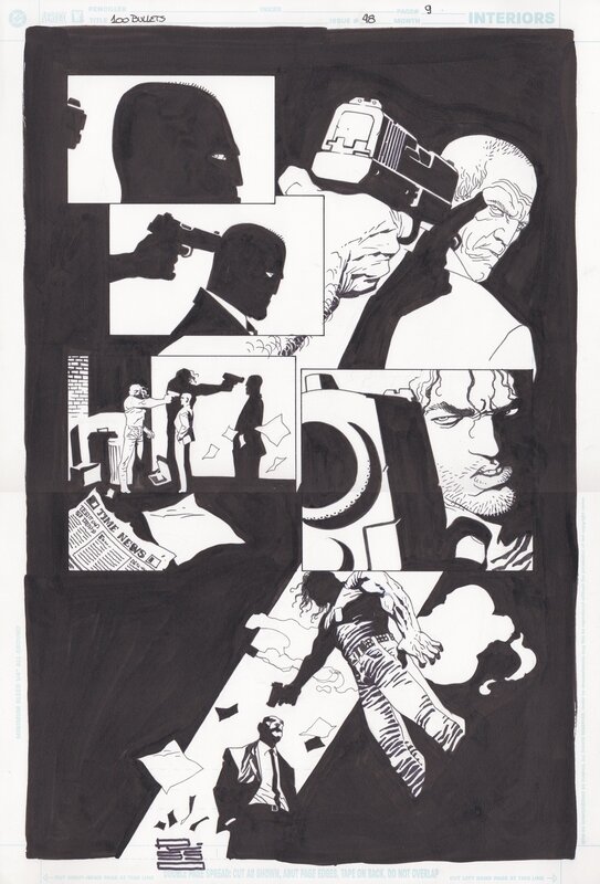 Eduardo Risso, Brian Azzarello, 100 Bullets #7: Samurai - Comic Strip