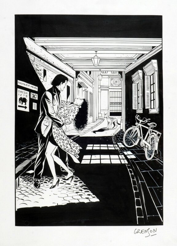 Olivier Grenson, Ex-Libris Niklos Koda - Illustration originale