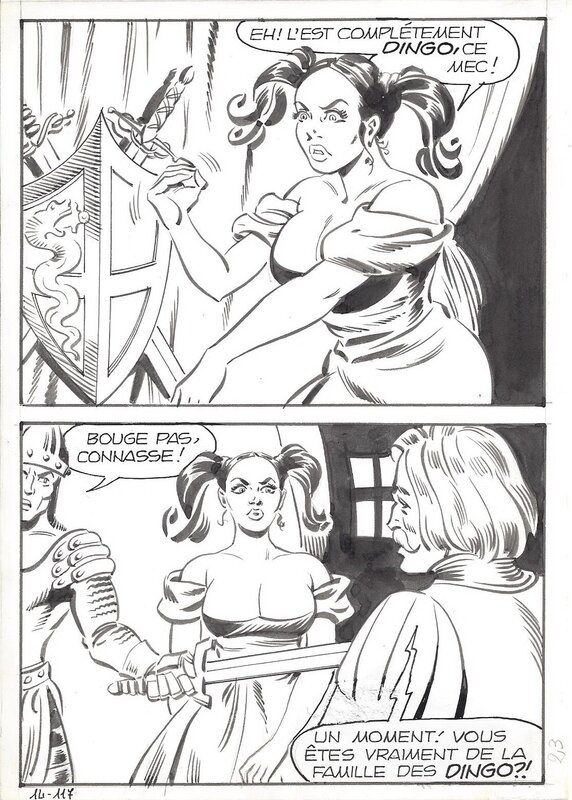 Maghella #14 P117 par Dino Leonetti - Planche originale