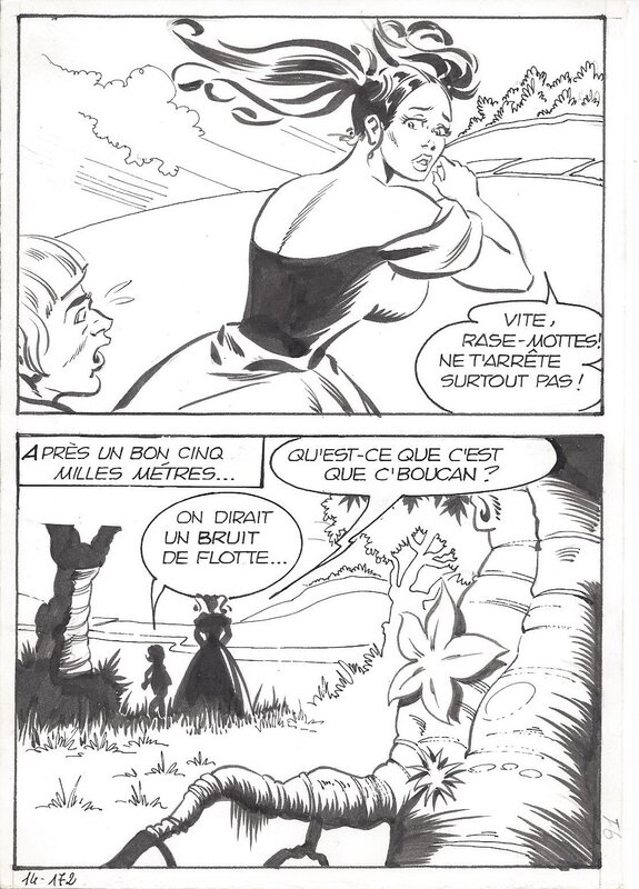 Maghella #14 P172 par Dino Leonetti - Planche originale