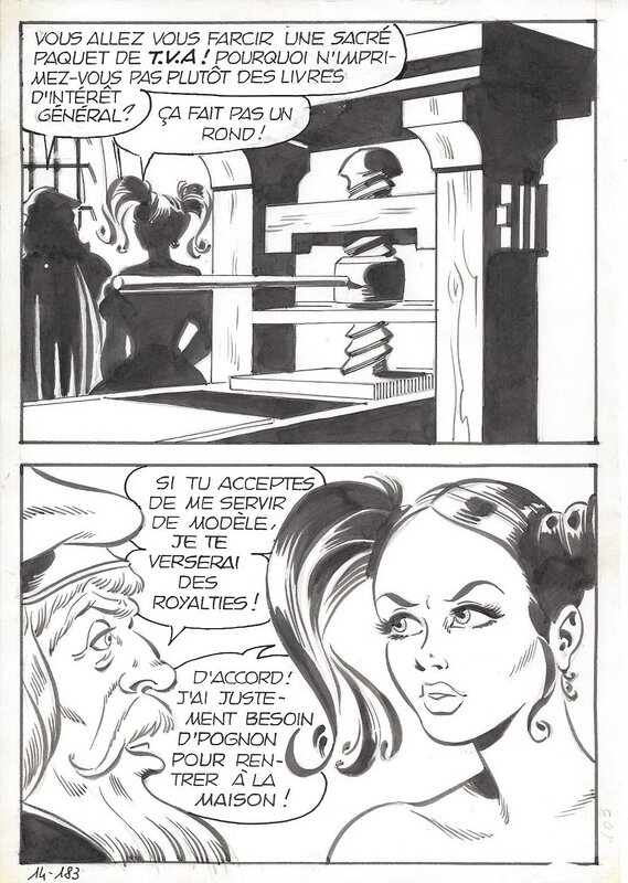 Maghella #14 P183 by Dino Leonetti - Comic Strip