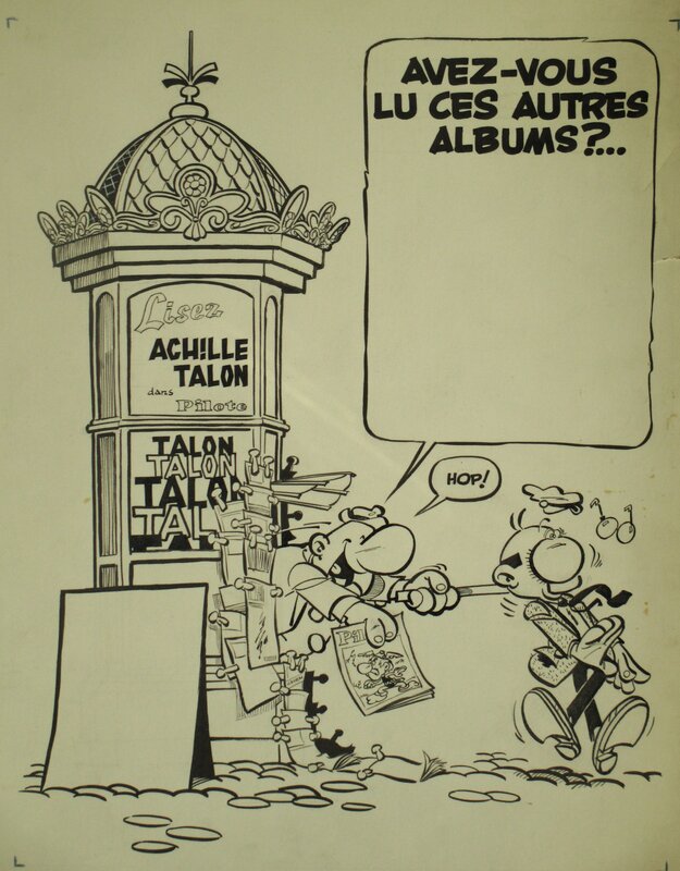 Achille TALON par Greg - Planche originale