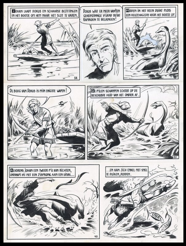 Willy Vandersteen, Rode Ridder 3 : Het veenspook - Comic Strip