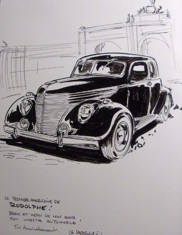 Ford V8 '38 by Christian Papazoglakis - Sketch