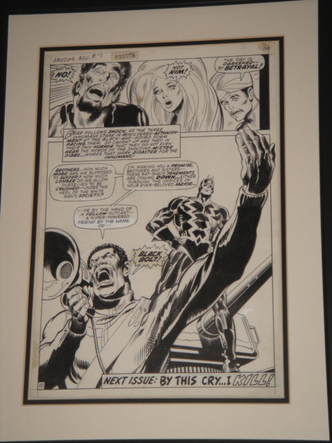 The INHUMANS par Neal Adams, John Verpoorten - Planche originale