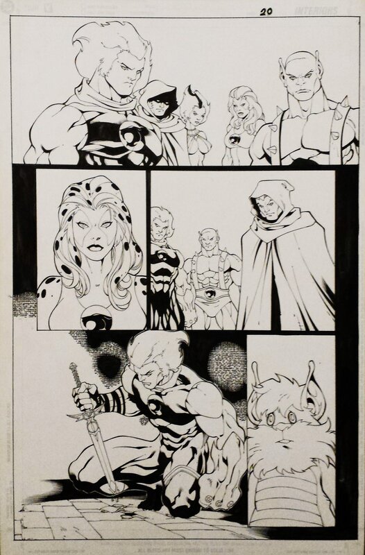 Ed Benes, Rob Lean, Thundercats - The Return #5 p20 - Planche originale