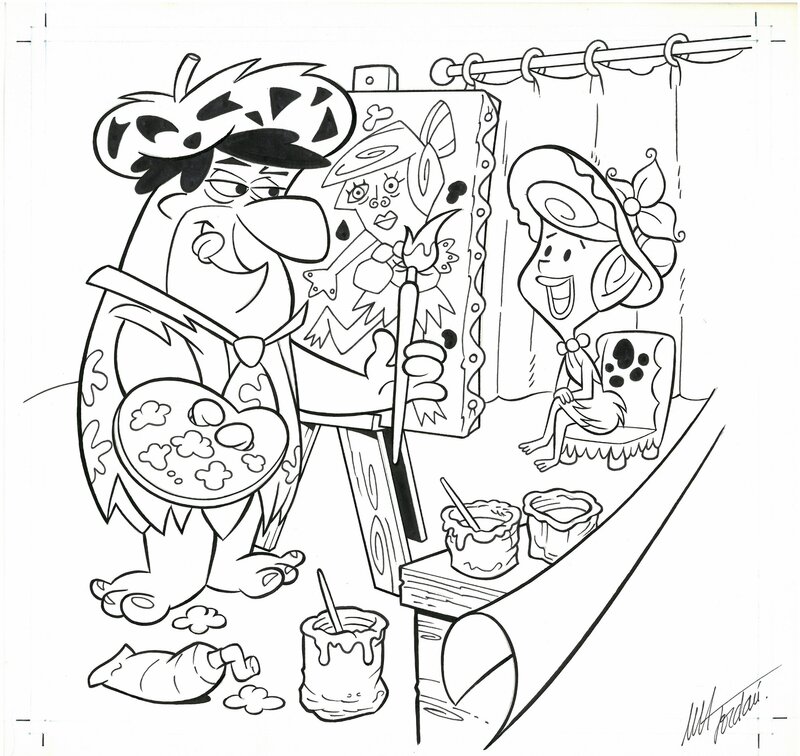 M. A. Jordan, Flintstones - Pierrafeu - Comic Strip
