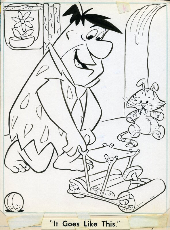 Fred FLINTSTONE by Frank McSavage - Comic Strip