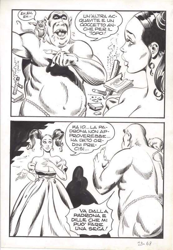 Maghella #23 P68 par Dino Leonetti - Planche originale