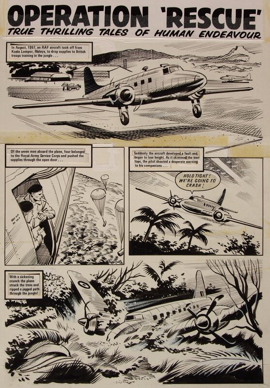 Selby Donnison, Operation Rescue 1 & 2 - Comic Strip
