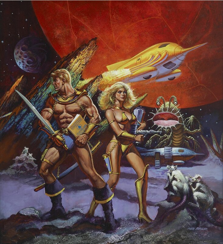 Space Fantasy by Ken Barr - Original Cover