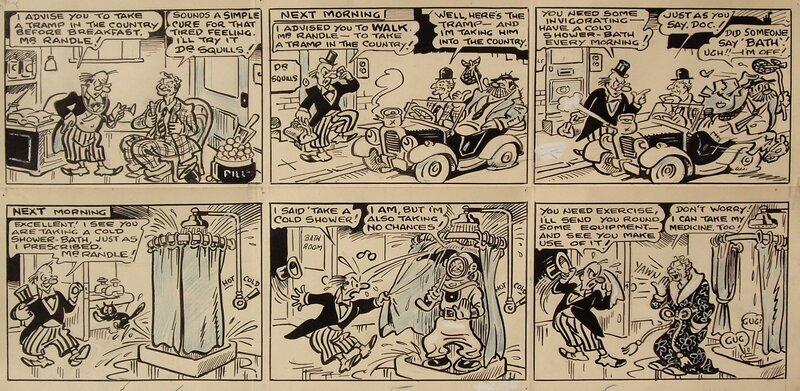 Frank Randle by Bertie Brown - Comic Strip