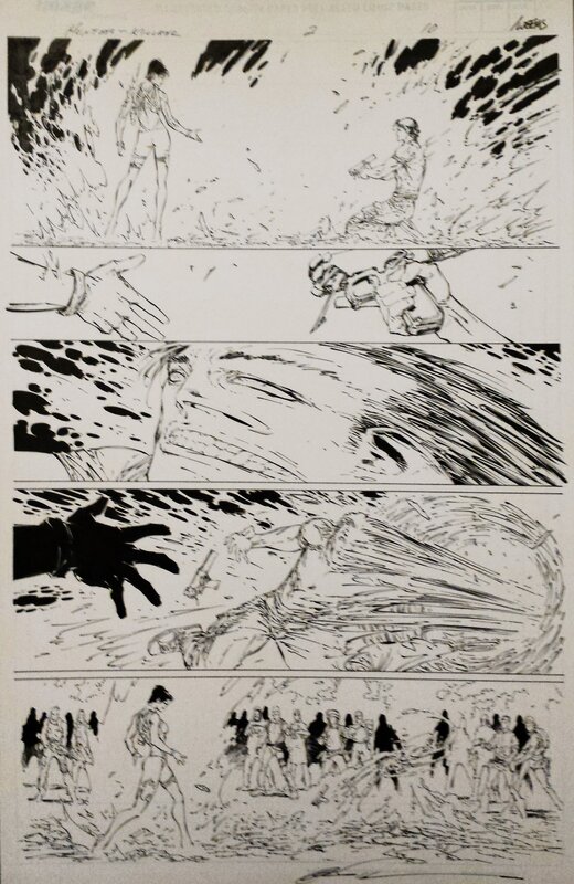 Marc Silvestri, Joe Weems, Hunter-Killer T2 P10 - Planche originale