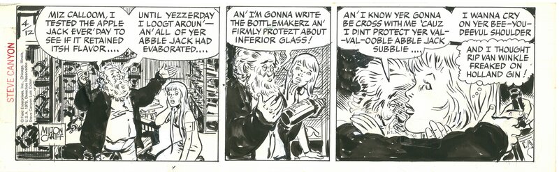 Steve Canyon by Milton Caniff - Comic Strip