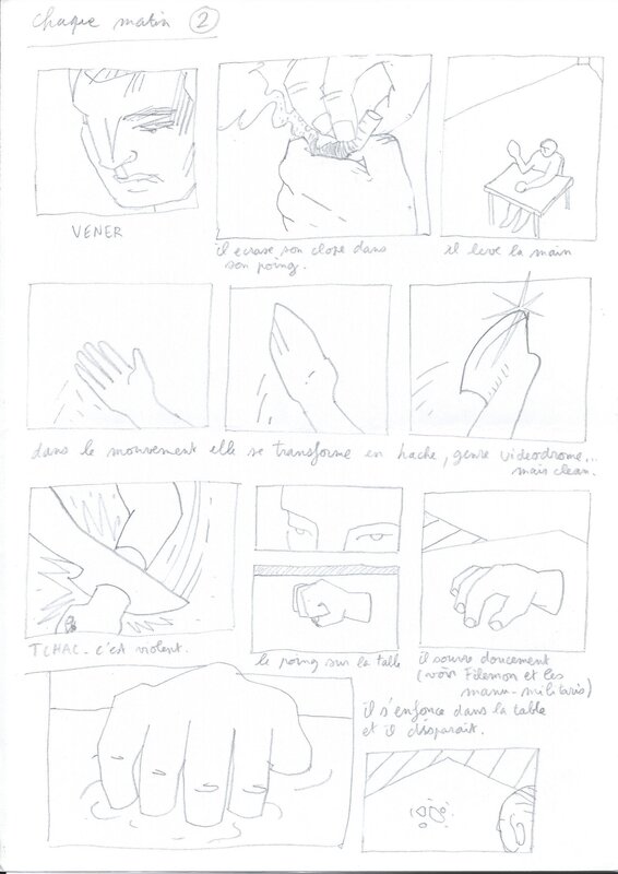 Mano Solo, Chaque MATIN RENAISSENT MES DEUX POINGS 2 - Planche originale