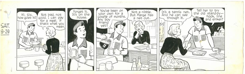 Gasoline Alley par Frank King - Planche originale