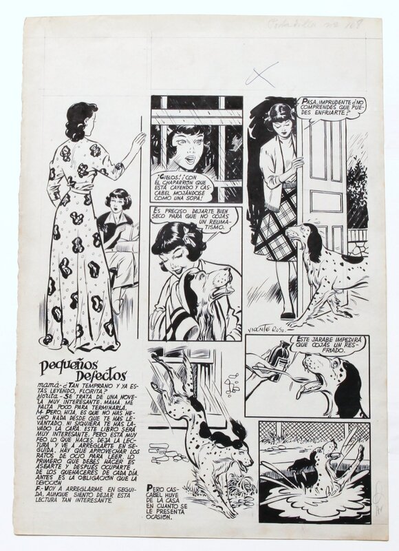 Vicente Roso, Florita jeune fille espagnole - parue en France dans Mireille .. - Comic Strip