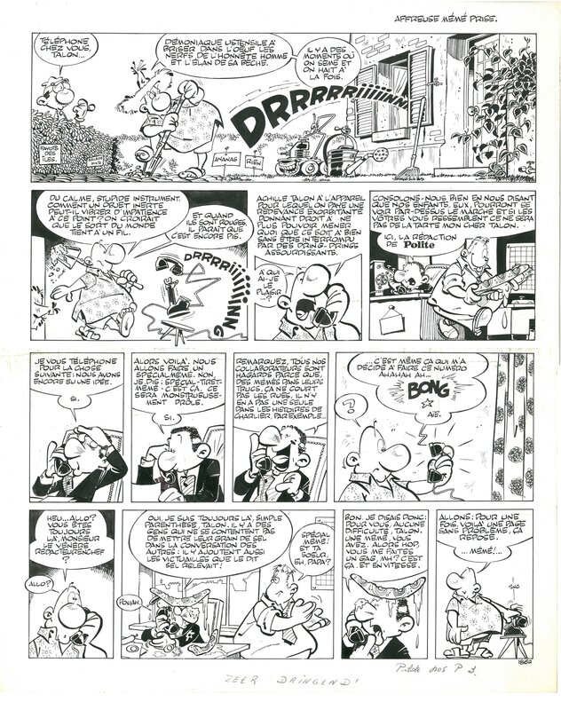 Greg, Affreuse  Mémé prise (part ouane) - Comic Strip