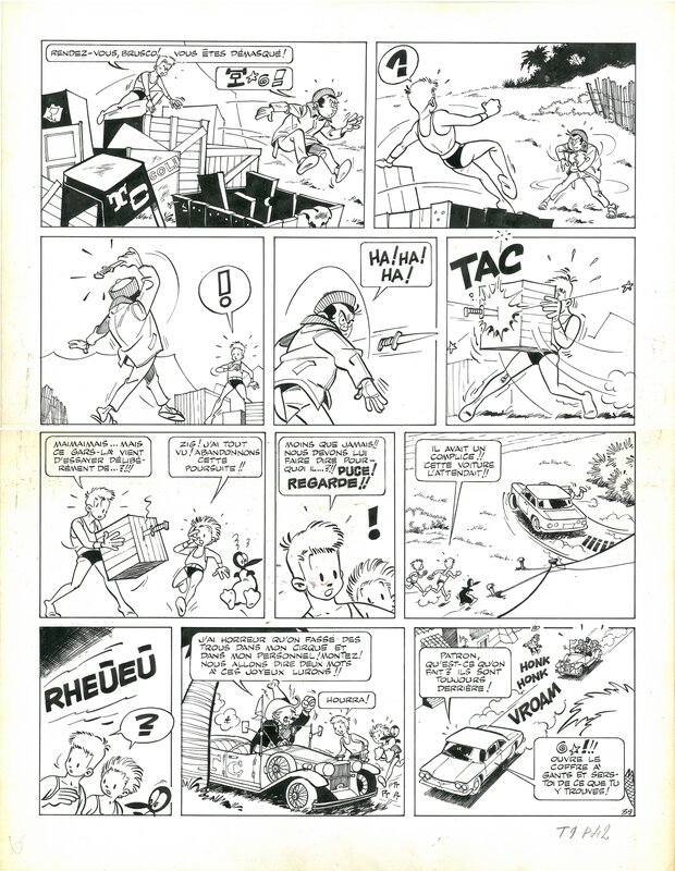 Zig et Puce par Greg - Planche originale