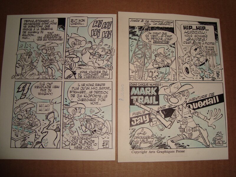 Claude Marin, Jay QUEUDALL le chasseur de frime - Comic Strip