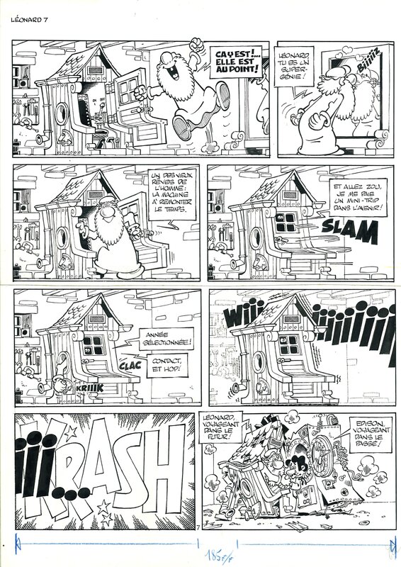 Turk - Léonard est un génie - planche 40 - Les voyageurs du temps - Comic Strip