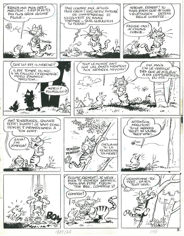 Mirliton by Raymond Macherot - Comic Strip