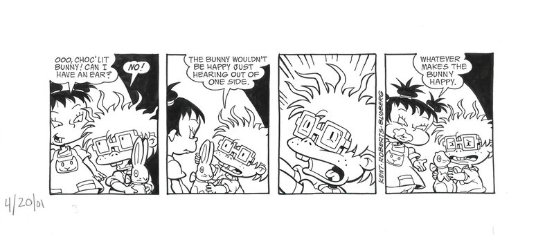 Scott Roberts, Will Blyberg, Strip des Rugrats par Scott Roberts et Will Blyberg - Planche originale