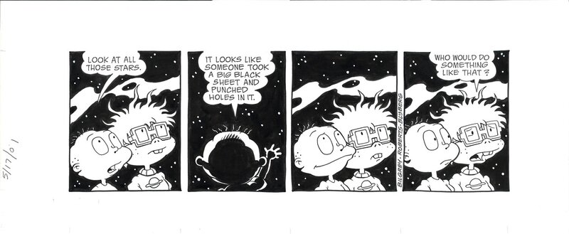 Scott Roberts, Will Blyberg, Strip des Rugrats par Scott Roberts et Will Blyberg - Planche originale