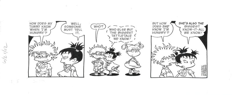 Scott Roberts, Will Blyberg, Strip des Rugrats par Scott Roberts et Will Blyberg - Comic Strip