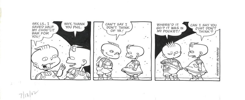 Scott Roberts, Will Blyberg, Strip des Rugrats par Scott Roberts et Will Blyberg - Comic Strip